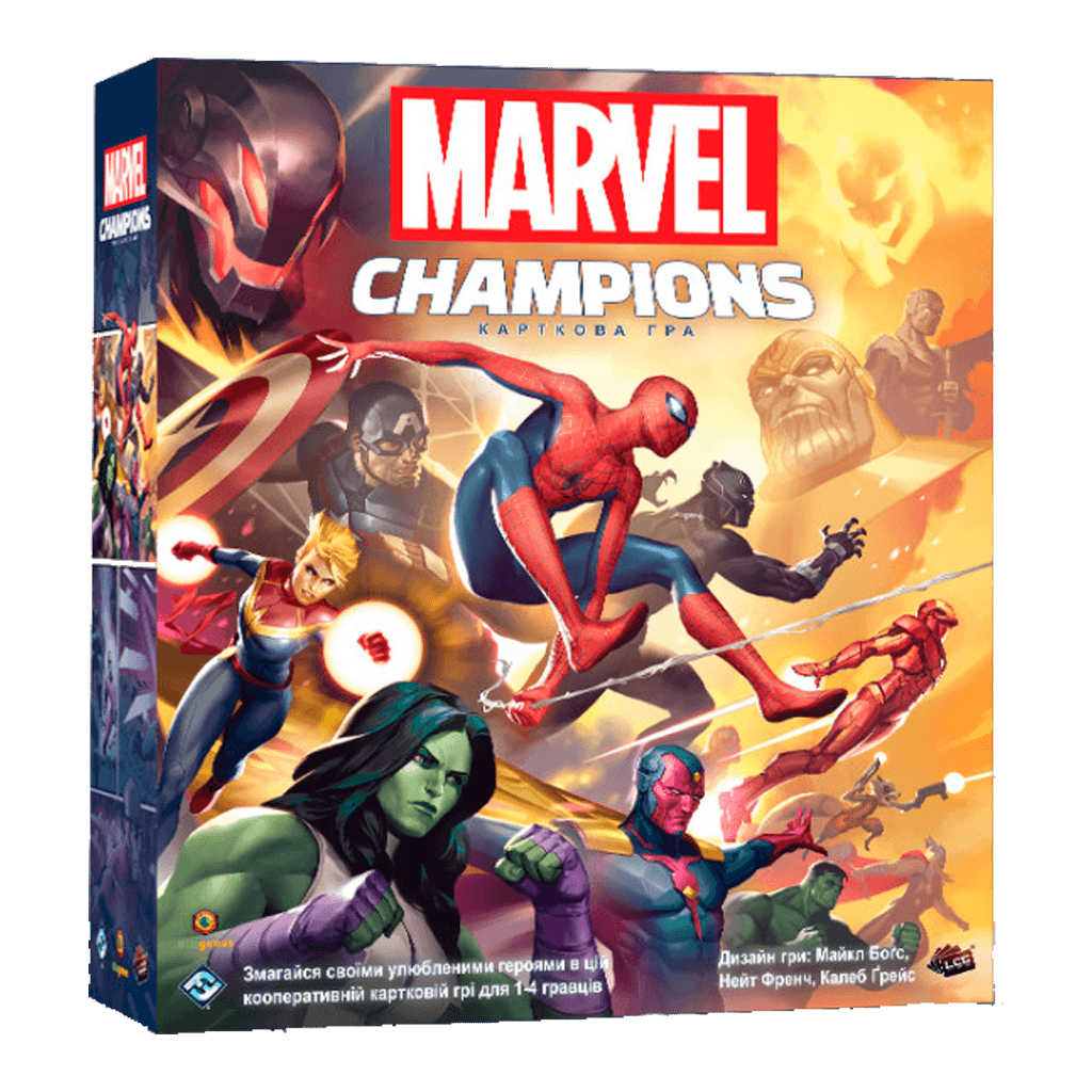 Настольная игра Marvel Champions. Карточная игра (укр.) купить в Украине  Интернет-магазин Gameland | Одесса, Киев