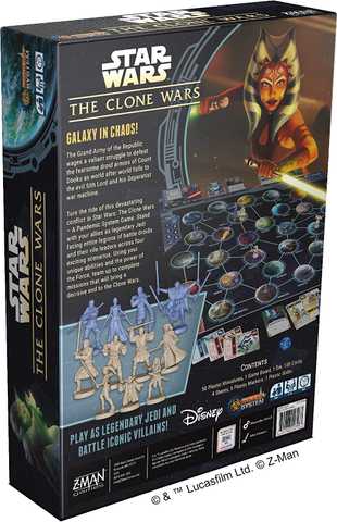 Настольная Игра Star Wars: The Clone Wars – A Pandemic System Game.