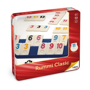 Румми Классик в металлической коробке (Руммикуб, Rummy Classic)