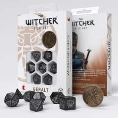 Набір кубиків The Witcher Dice Set. Geralt - Silver Sword