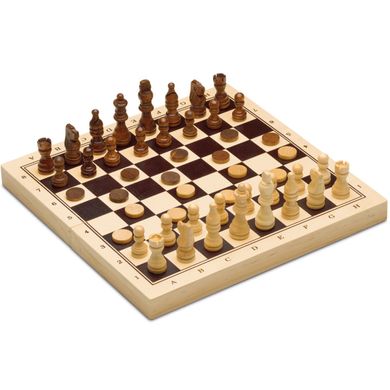 3 в 1 (шахматы, шашки, нарды) (поле 29х29 см)