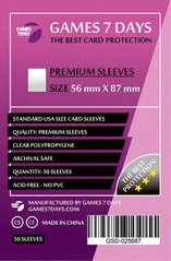 Протектори Games7Days (56 x 87 мм) Premium USA, 50шт.