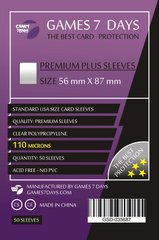 Протектори Games7Days (56 x 87 мм) Premium Plus USA, 50шт.