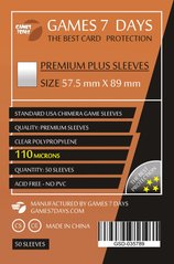 Протектори Games7Days (57.5 x 89 мм) Premium Plus USA, 50шт.