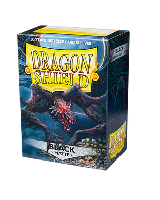 Протектори Dragon Shield Sleeves: matte Black (66x91 мм)