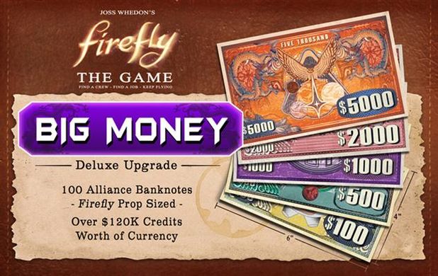 Набор бумажных денег Firefly: Big Money Currency Upgrade Pack