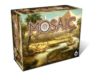 Mosaic: A Story of Civilization (Kickstarter Exclusive Colossus Edition, 2023) & Mosaic: Wars and Disasters