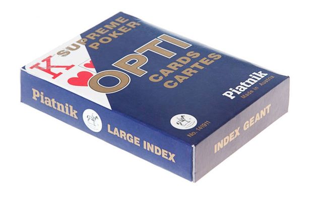 Гральні карти Piatnik Opti Poker Large Index