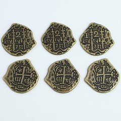 Набір монет Дублони (50шт.) Сірі