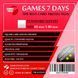 Протекторы Games7Days (80 x 80 мм) Standard Square, 100шт.