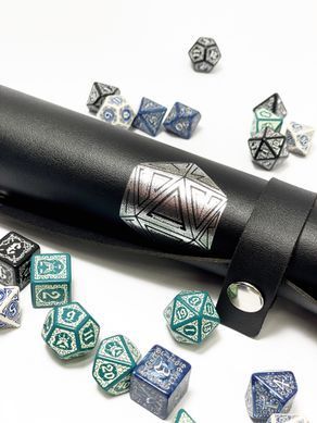 Лоток для кубиков D20 черный (Dice tray)