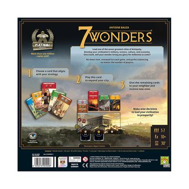 7 Wonders 2nd Edition (7 Чудес. Друге видання) (англ.)