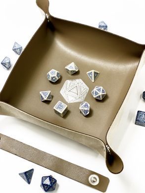 Лоток для кубиков D20 коричневый (Dice tray)