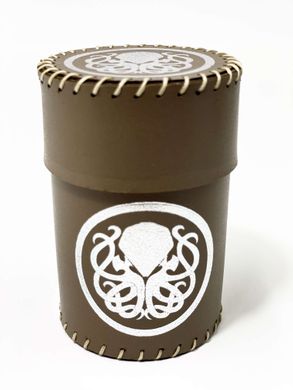 Чаша для кубиков Ктулху (коричневая) (Dice cup Cthulhu brown)