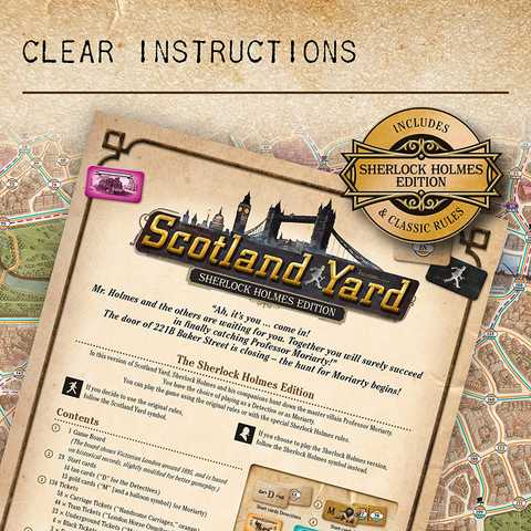 Scotland Yard: Sherlock Holmes Edition, Board Game