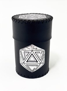 Чаша для кубиків D20 (чорна) (Dice cup D20 black)