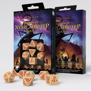 Набір кубиків Call of Cthulhu: Masks of Nyarlathotep Dice Set (7)