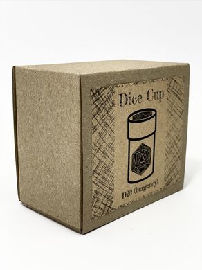 Чаша для кубиків D20 (бургунді) (Dice cup D20 burgundy)