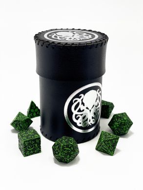 Чаша для кубиків Ктулху (чорна) (Dice cup Cthulhu black)