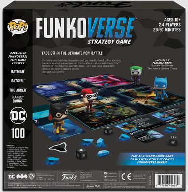 Funkoverse Strategy Game: DC #100 4-Pack