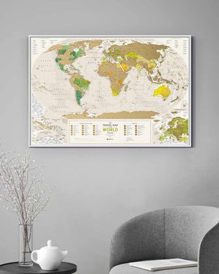 Скретч карта мира "Travel Map Geography World"