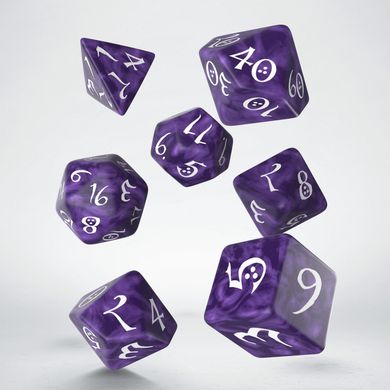 Набір кубиків Classic RPG Lavender & White Dice Set (7)