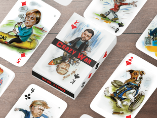 Игральные карты Crazy war