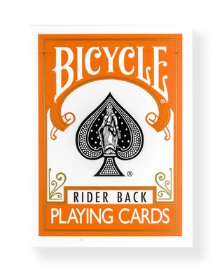 Bicycle Rider Back Orange Deck