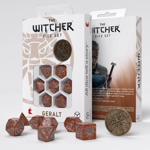 Набір кубиків The Witcher Dice Set. Geralt - The Monster Slayer