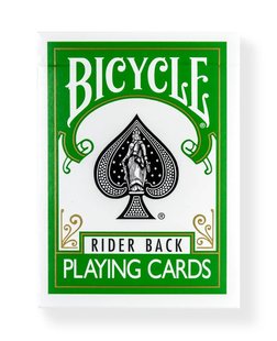 Bicycle Rider Back Green Deck