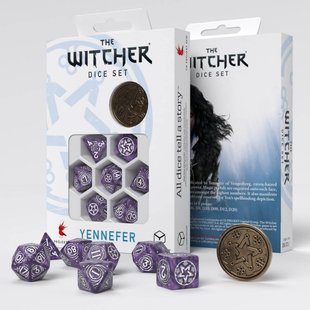 Набір кубиків The Witcher Dice Set. Yennefer - Lilac and Gooseberries