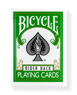 Bicycle Rider Back Green Deck