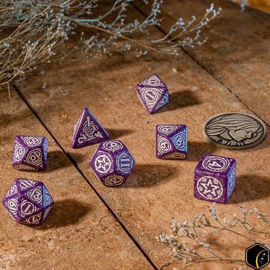 Набір кубиків The Witcher Dice Set. Yennefer - Lilac and Gooseberries